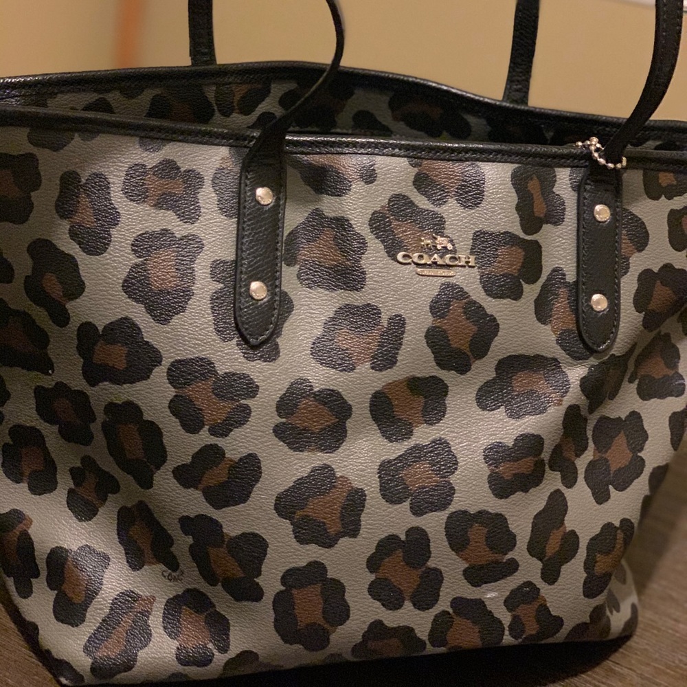Coach Leopard Purse